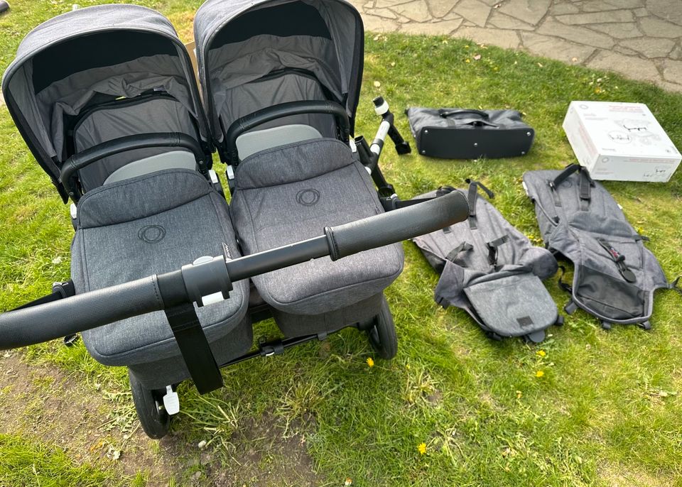 Bugaboo Donkey 3 Duo Black mineral collection in Neuss