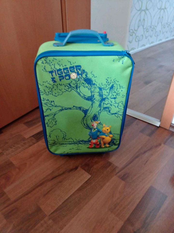 Trolley, Koffer, Rollkoffer, Kinderkoffer Winnie Puuh & Tigger in Drei Gleichen