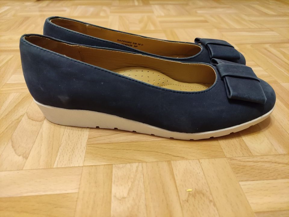 Van Dal Blaue Leder-Ballerinas Gr. 38 Neu in Hamburg