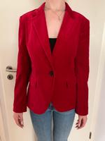 Samtblazer Blazer Zara gr L rot Samt Hessen - Glashütten Vorschau