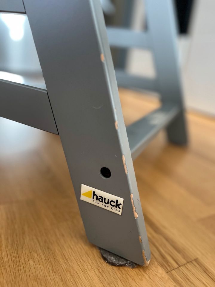 Hauck Kinderhochstuhl mit Tisch und Sitzbezug grau in Dortmund