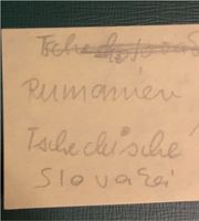 Briefmarkensammlung Nr 4 Rumänien, tschech, slowokei Dresden - Gruna Vorschau