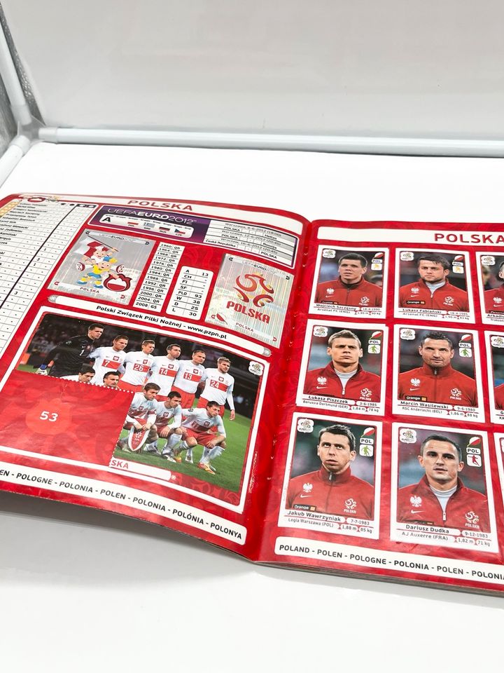 Panini Fussball Sticker-Sammelheft EURO 2012 Polen und Ukraine in Filderstadt