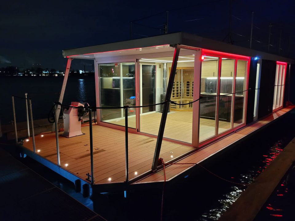 5.5. Besichtigung! Hausboot mit Sauna 12m - 28qm Wohnraum in Oranienburg