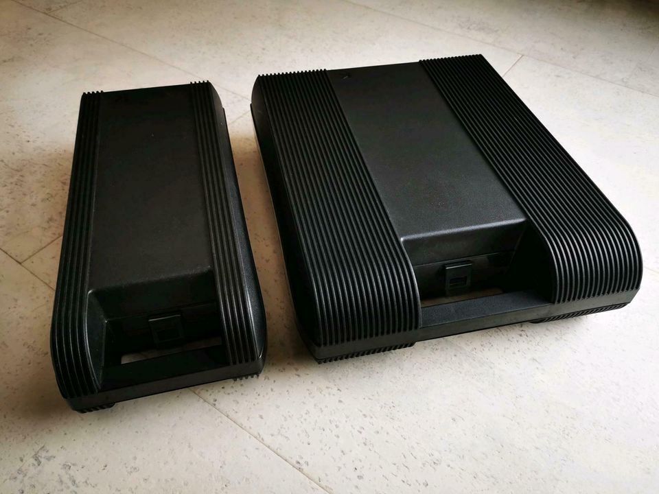 2 Transport-Boxen für Audio-Kompaktkassetten, 12fach und 24fach in Alfdorf