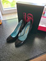 Buffalo London High Heels schwarz mit Pailletten Bayern - Taufkirchen Vils Vorschau