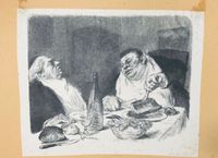 Lithografien/ Radierung „Fresser“  Edmund Harburger, Zeichnung Niedersachsen - Wolfsburg Vorschau