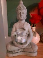 Buddha Statue mit kleinem Glas Licht wie NEU 28 cm Bremen - Vegesack Vorschau