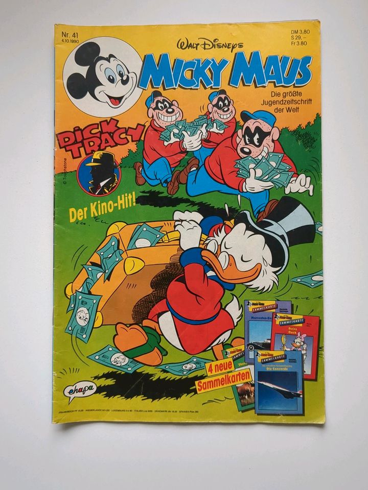 4 Mickey Mouse Hefte 1990/91 in Bayreuth