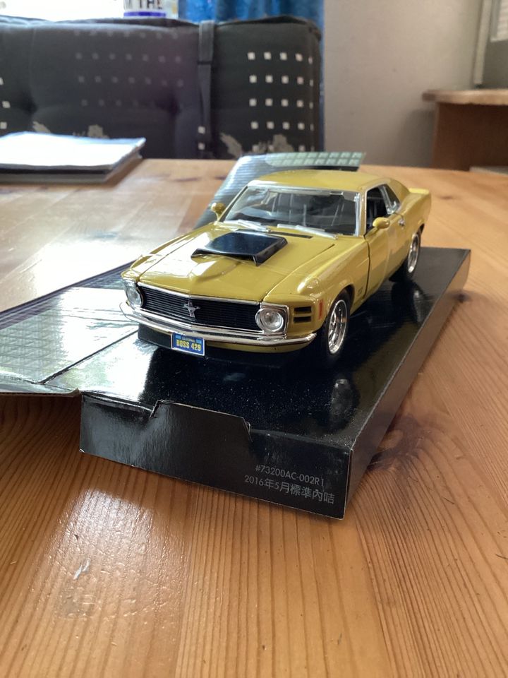 Ford Mustang Boss 429 1970 im Maßstab 1:24 neu und OVP in Hamburg