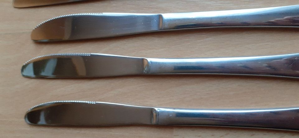 INOX 18/0 Edelstahl 6 tlg Essmesser NEU Messer Menümesser Essbest in Heidenheim an der Brenz