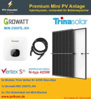 ab 1120€ Growatt MIN 2500TL-XH 2500W 2,5kW Balkonkraftwerk Hybrid Solaranlage MINI PV Photovoltaikanlage Brandenburg - Dahlewitz Vorschau