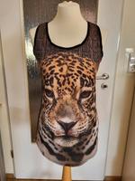 Promod Top ärmellos Gepard Animalprint schwarz S 34 Bayern - Pegnitz Vorschau