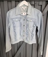 Jeansjacke Used Look Rüschen Miss Selfridge Denim Blau Gr. 38/ M Nordrhein-Westfalen - Neuss Vorschau