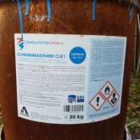 Schwimmbadfarbe CLR1 Chlorkautschukfarbe blau allcoa 21kg Nordrhein-Westfalen - Marl Vorschau