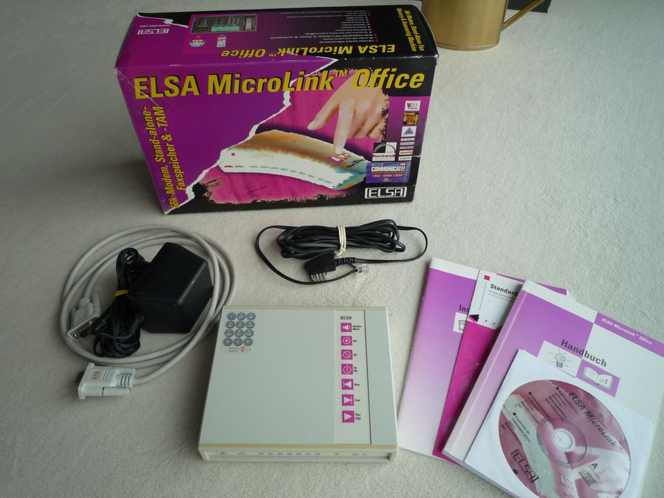 ELSA Microlink Office, Fax, Anrufbeantworter, Modem, OVP, neuw. in Kreuztal