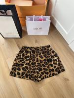 Shorts aus Italien M Leo Leopard Print Hose high Waist Rock hm Bayern - Aichach Vorschau