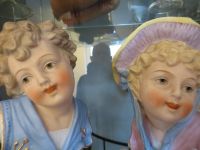 antike große Porzellanfiguren Jugendstil gemarkt Junge Mädchen Bayern - Kaufbeuren Vorschau