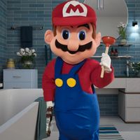 Mario Maskottchen Kostüm Klempner Geburtstag Party Berlin - Steglitz Vorschau