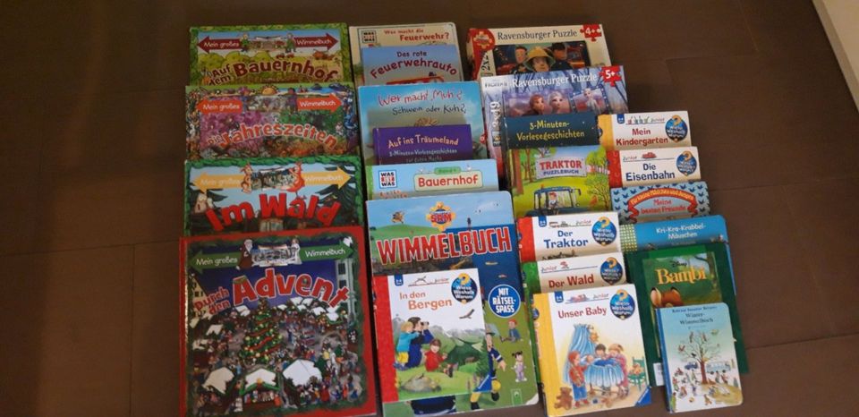 Kinderbücher, Kinderpuzzle, Kinderspiele, Kuscheltiere in Regnitzlosau