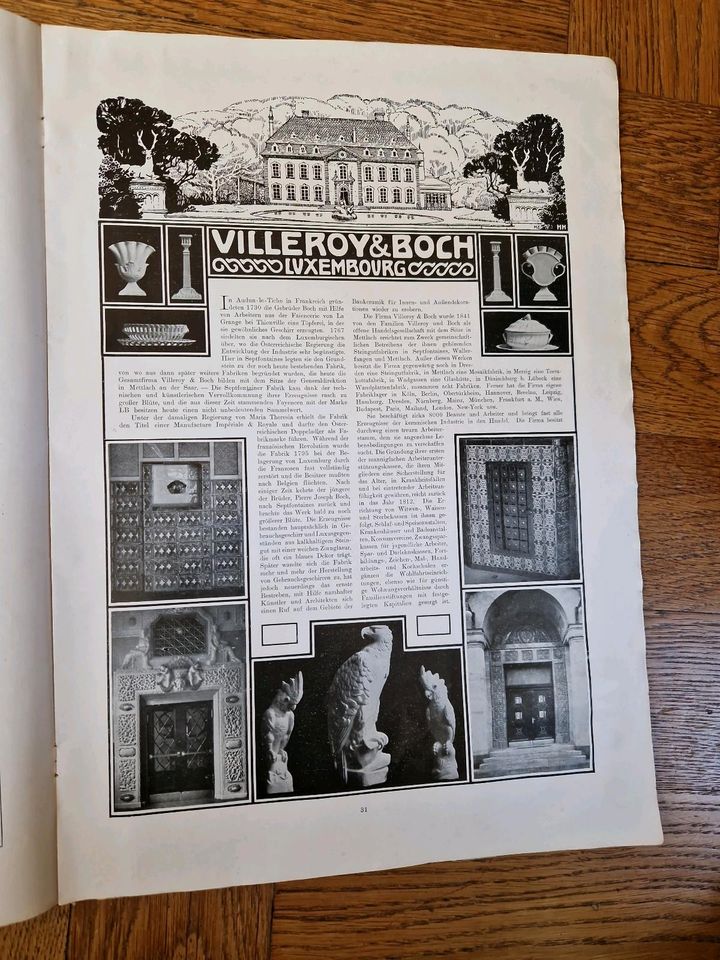 25. April 1912 Illustrierte Zeitung -Großherzogtum Luxemburg in Hamburg