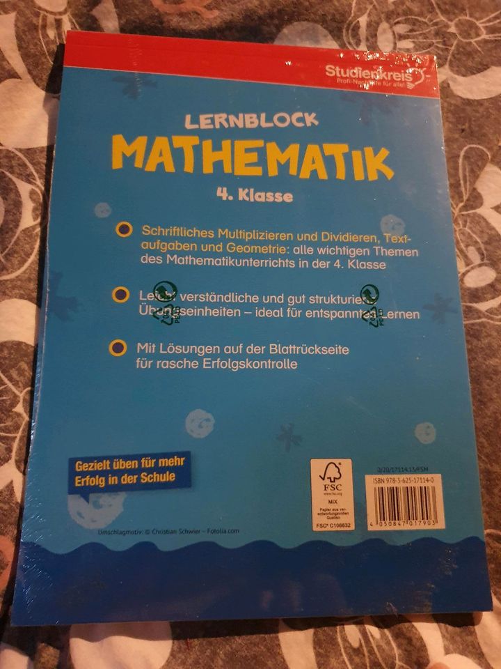 Lernblock Mathematik 4. Klasse Buch Neu OVP in Rostock