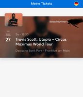 Travis Scott Stehplatzticket 27.7 Frankfurt Baden-Württemberg - Hockenheim Vorschau