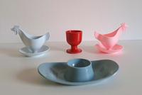 DDR Eierbecher Sonja Plastik Vintage Retro Ostalgie 4er Set Bayern - Sünching Vorschau