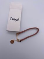 Chloe Armband Bracelet Braun Geflochten Gold mit Logo NEU Thüringen - Jena Vorschau