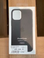 Apple Leder Case iPhone 12 Mini Neu Schwarz Niedersachsen - Delmenhorst Vorschau