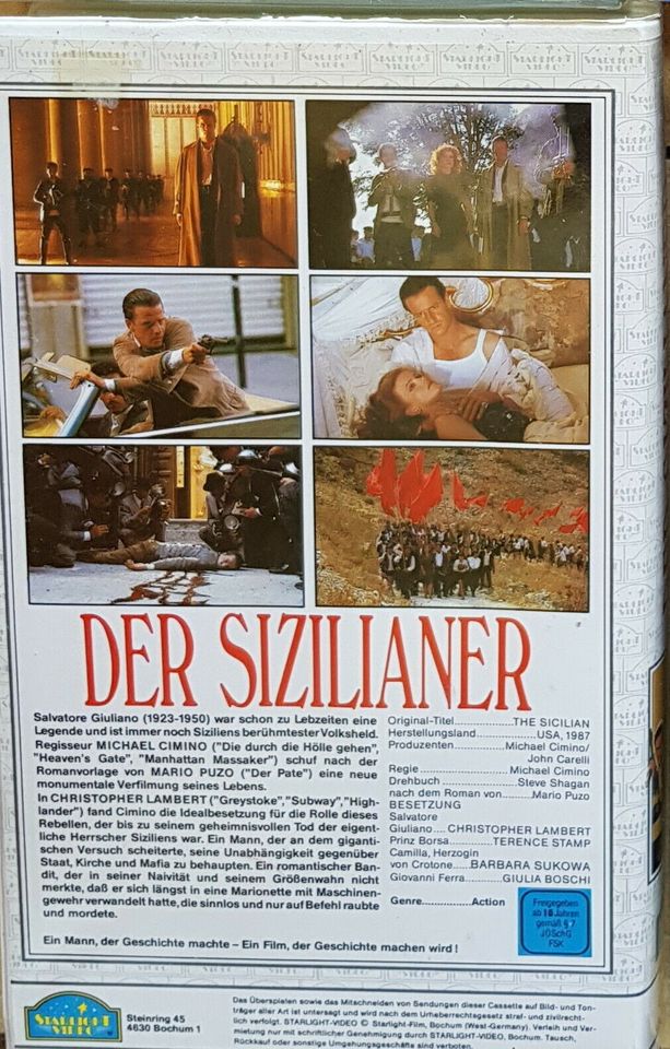 10 spannende Filme auf VHS Kassetten UNBENUTZT! Frei ab 12 o. 16. in Remshalden