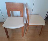 Stühle von Hülsta Now, Design, Leder/Kirschbaum, Set aus 4 Stück Stuttgart - Stuttgart-Mitte Vorschau