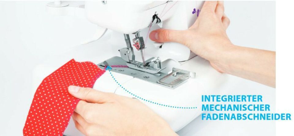 TEXI Overlock Nähmaschine 2/4 2, 3, 4-Faden für alle Stofftypen in Barntrup