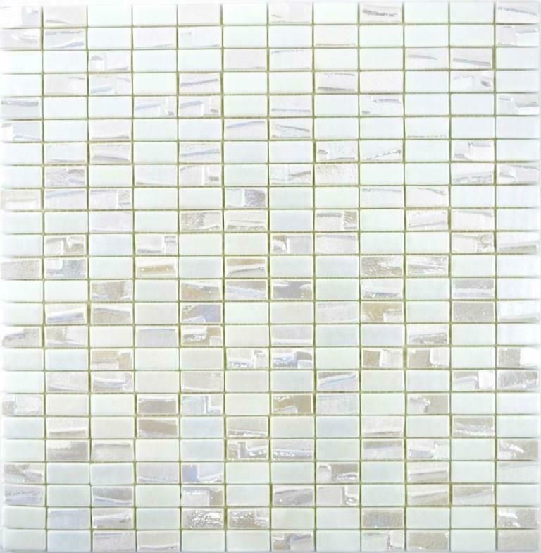 Glasmosaik Mosaikfliesen ECO Recycling Rechteck Metallic in Ebrach