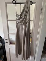 Kleid Party Silvester Hochzeit one shoulder Silber H&M Düsseldorf - Stadtmitte Vorschau
