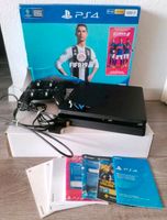 Playstation PS4 mit 2 Kontroller mit FIFA'19 Niedersachsen - Langenhagen Vorschau