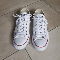 Converse All Star Chucks, weiß, Leder, 37,5 Bayern - Aldersbach Vorschau