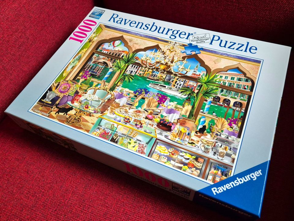RAVENSBURGER US Puzzle VENICE ... WANDERLUST 1000 Teile wie neu in Wülfrath