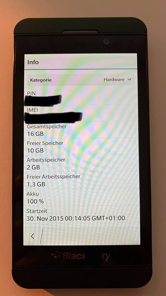 Blackberry Z10 - fast unbenutzt / nahezu neuwertig !!! in Gremmendorf