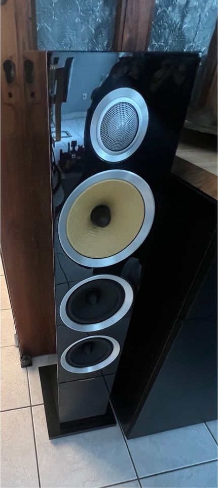 Cm8 S2 schwarz Hochglanz 2 Lautsprecher Bowers Wilkins in Augsburg