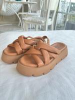 KMB Plateau Sandalen, Cognac Brandenburg - Potsdam Vorschau