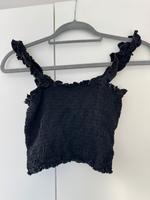 Schwarzes Top mit Raffungen gr.xs-s zara Nordrhein-Westfalen - Leverkusen Vorschau