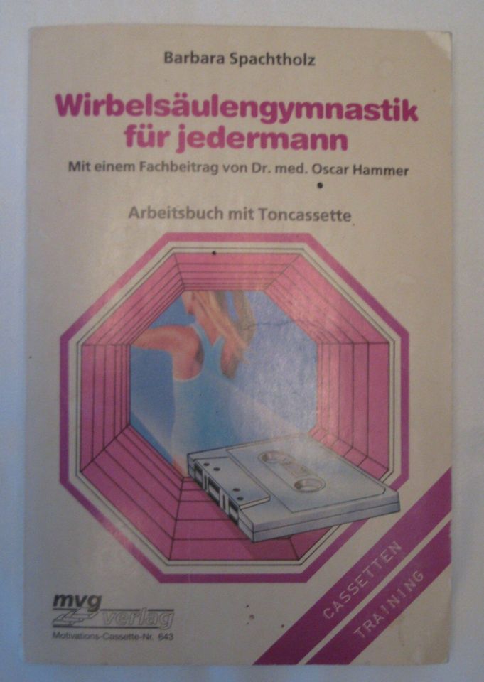 Arbeitsbuch mit Toncassette "Wirbelsäulengymnastik für jedermann" in Köln