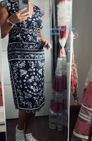 Kleid von S.Oliver blau/ weiß neu Gürtel 36/38 Niedersachsen - Damme Vorschau