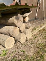 8* Holzstangen Kiefer 4m Durchmesser 10-17cm geschält trocken Stk Brandenburg - Bad Freienwalde Vorschau