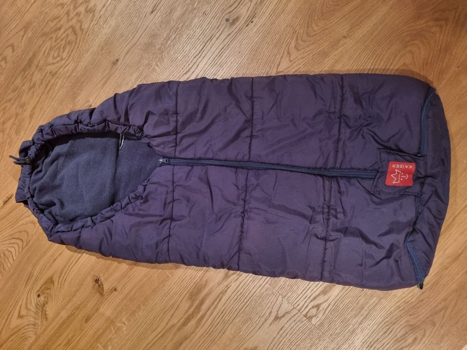 Fußsack 90cm Kaiser blau Winter in Pattensen