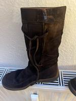 Liebevoll gepflegte braune Stiefel, Seitenreißverschluss, Gr.39 Nordrhein-Westfalen - Grefrath Vorschau