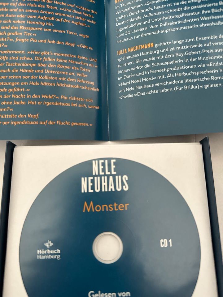 Hörbuch CD Nele Neuhaus MONSTER in Celle