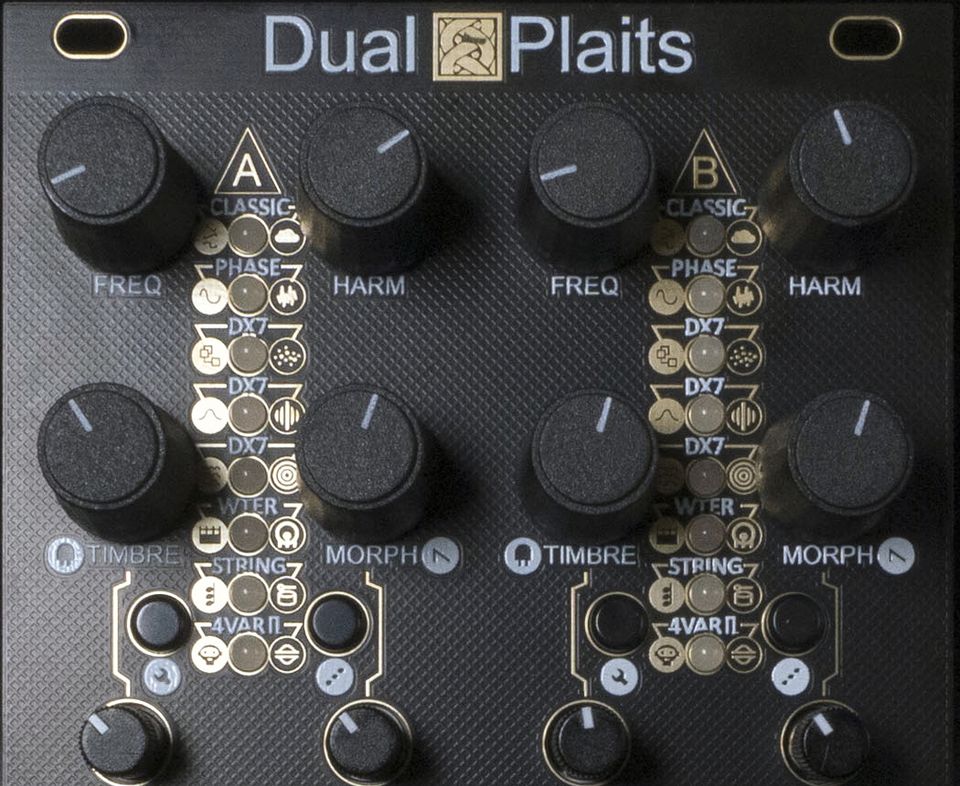 Plaits 6,8,12,16HP Dual Beehive Knit Mutable Instruments Eurorack in Braunschweig