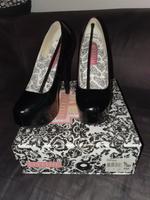 Bordello Lack High Heels schwarz Plateau Pumps Bayern - Olching Vorschau